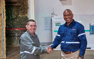 Antonio Kanduri takes training to new heights at the Kamoa Training Centre
